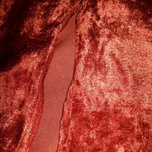 Don’t Mess With Texas women velvet blouse shirt Long Sleeve, RED, Small, New-WOT - Picture 7 of 7